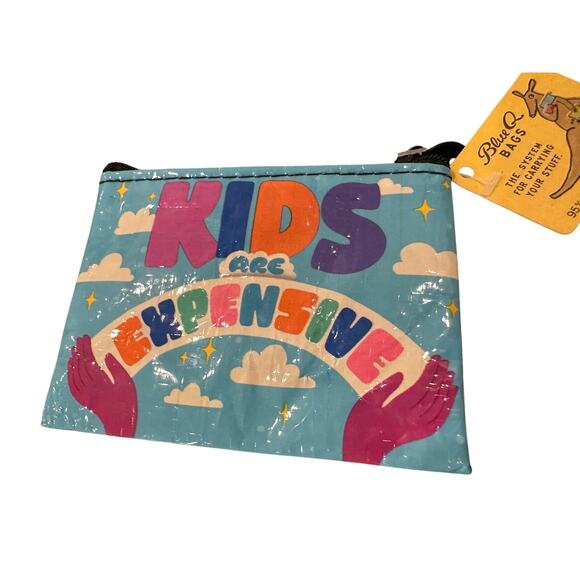 BN Blue Q ‘Kids are expensive’ coin pouch - Picture 3 of 7